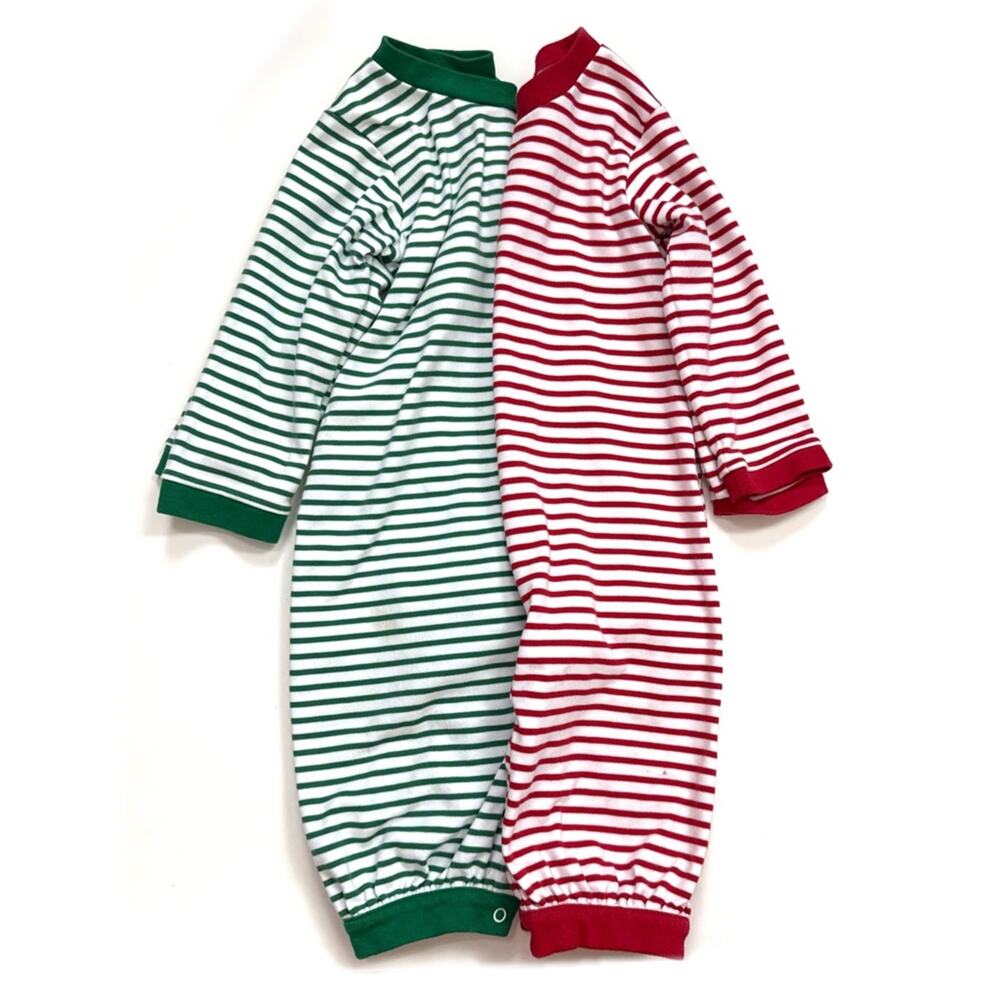 Stellybelly One Piece Striped Rompers, Set of 2